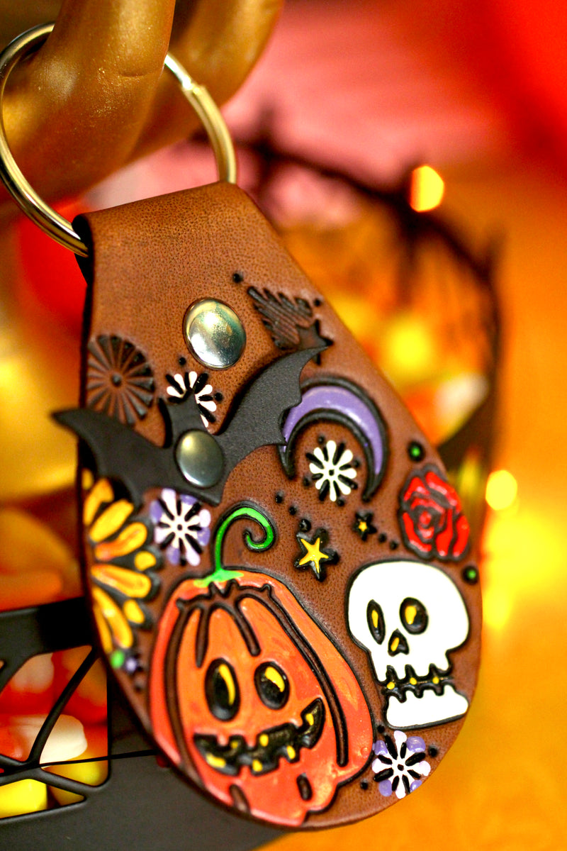 Bats in the Night Halloween Keychain Mesa Dreams