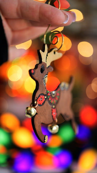 Dala Reindeer Ornament