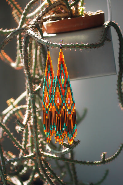 The Loretto Sisters beaded earrings
