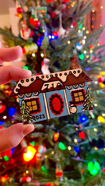 Reserved for Kerri - Custom House Ornaments