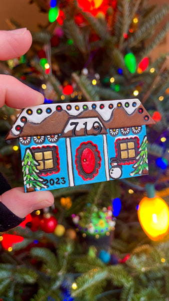 Reserved for Kerri - Custom House Ornaments