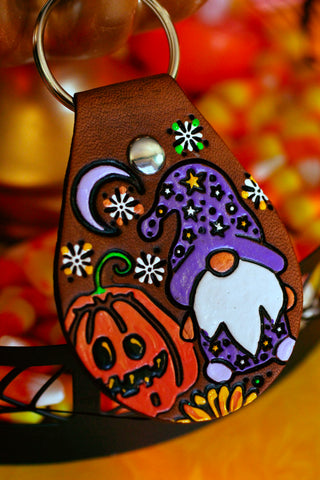 Halloween Gnome Keychain