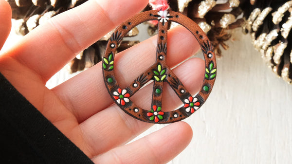 Peace Peppermint Candy Ornament