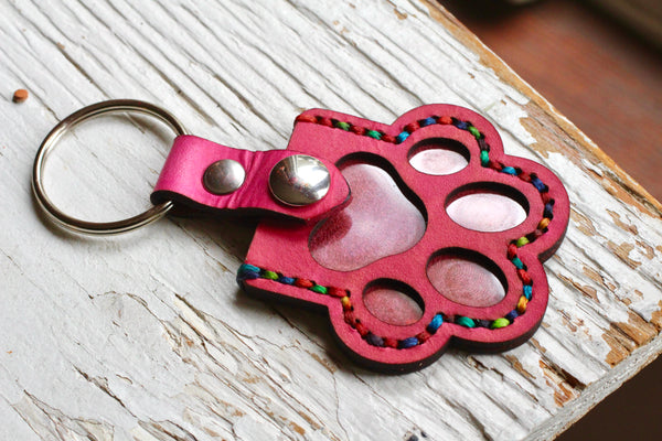 Handmade Pet Fur Keepsake Keychain