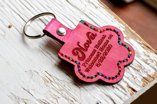 Handmade Pet Fur Keepsake Keychain
