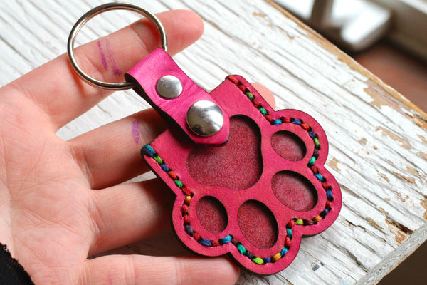 Handmade Pet Fur Keepsake Keychain