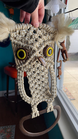 Vintage Owl Hanger for Marcy