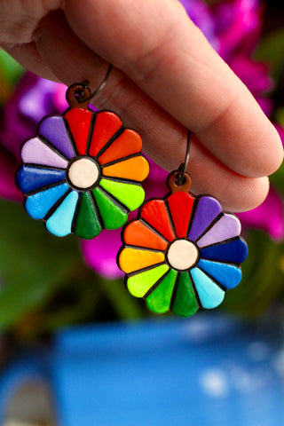 Artist’s Color Wheel Earrings