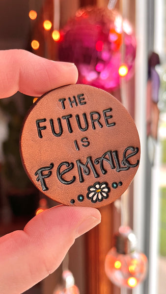 Preorder The Future is Female Vote Pin