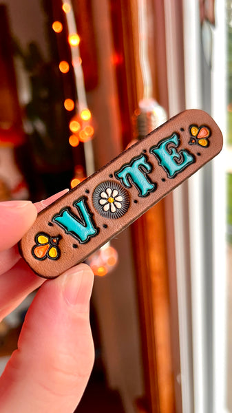 Custom for Samantha - Rectangular Vote Earrings