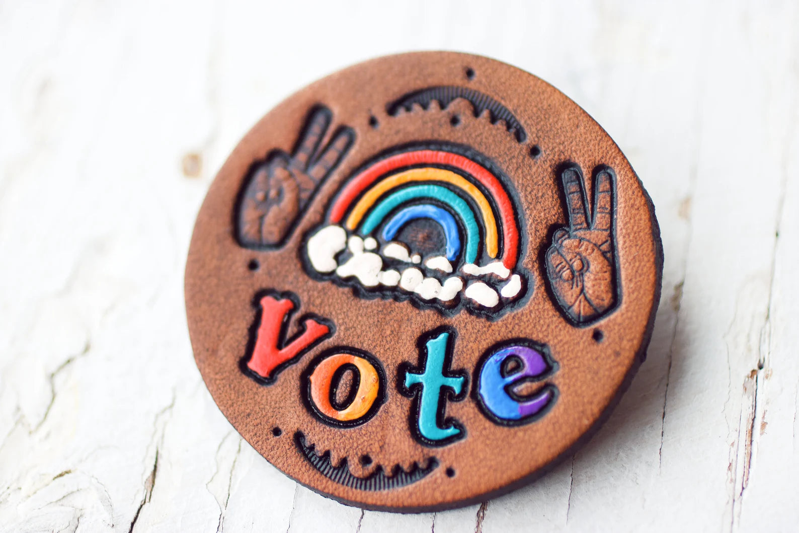 Preorder Rainbow Vote Pin