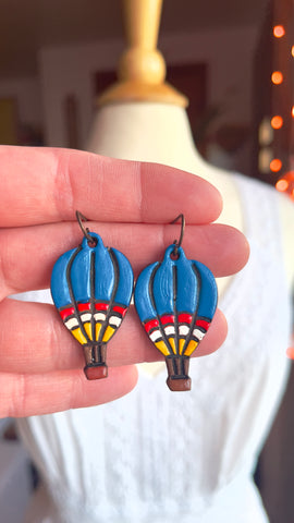 Hot Air Balloon Earrings