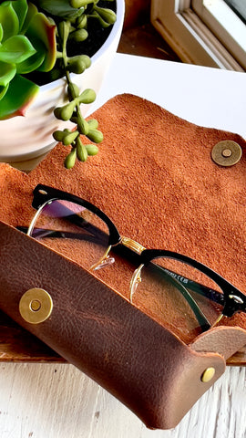 DAD Glasses Case - Chocolate
