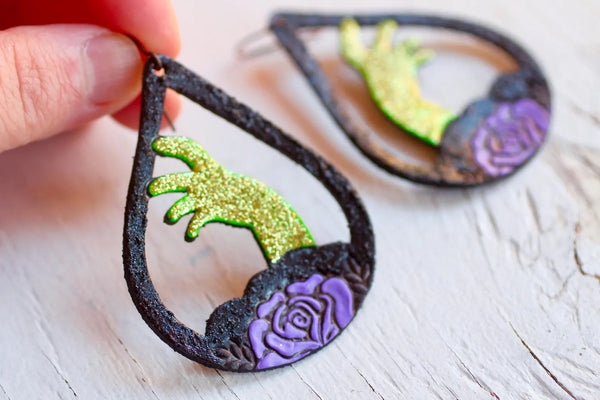 Glittery Zombies from the Grave