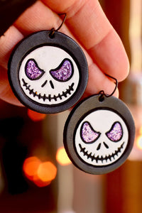 Jack Skellington (with purple glitter eyes)