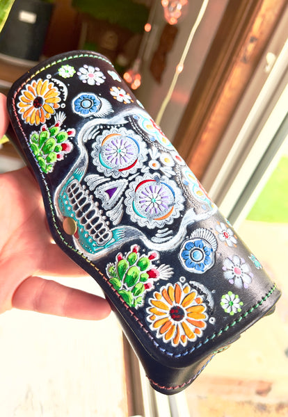 Sugar Skull Glasses Case