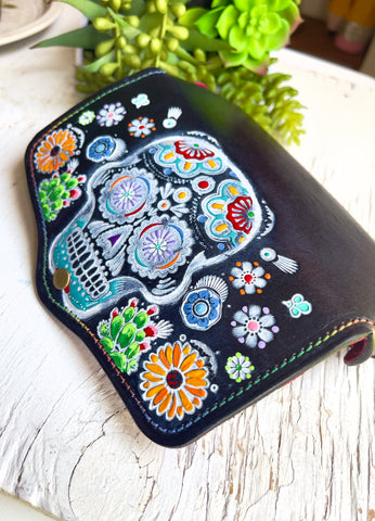 Sugar Skull Glasses Case