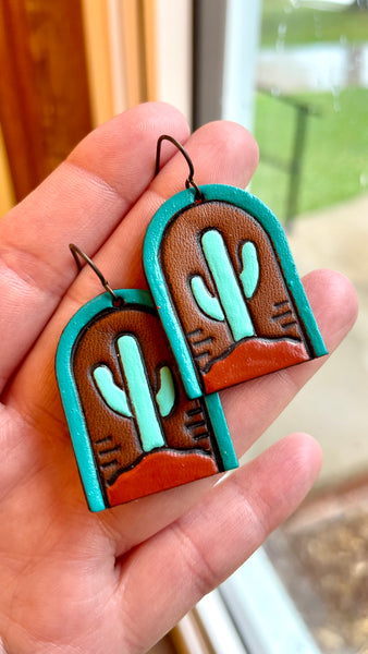 Saguaro Portals in Turquoise