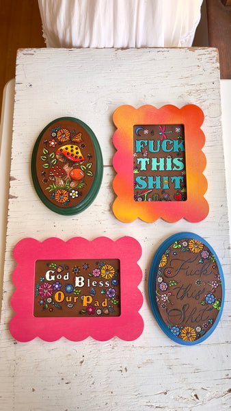 Fuck This Shit - Oval Plaque
