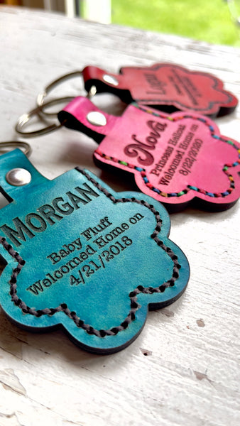 Handmade Pet Fur Keepsake Keychain