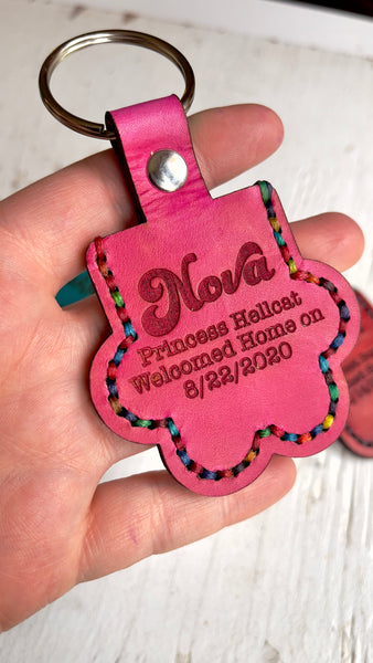 Handmade Pet Fur Keepsake Keychain