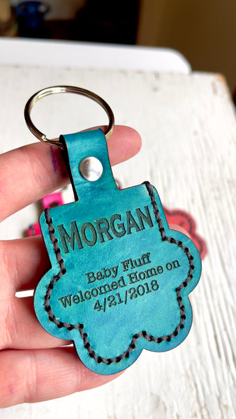 Handmade Pet Fur Keepsake Keychain