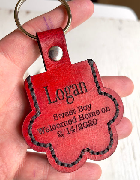 Handmade Pet Fur Keepsake Keychain