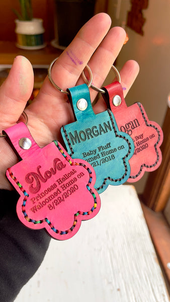 Handmade Pet Fur Keepsake Keychain