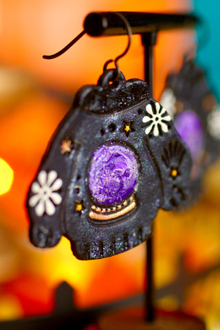 Fortune Teller Crystal Ball Sweater Earrings
