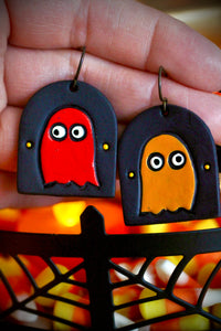 Clyde & Blinky - Pac-Man Ghost Earrings