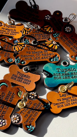 2 Custom Dog Tags for Brandy
