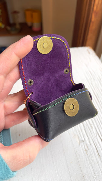 Dueling Ghosts Mini Purse Keychain