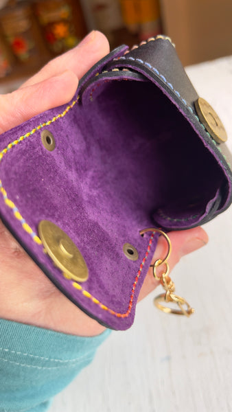 Dueling Ghosts Mini Purse Keychain