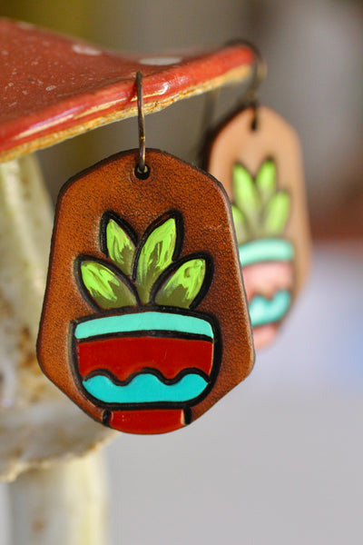 JONI - Succulent Earrings