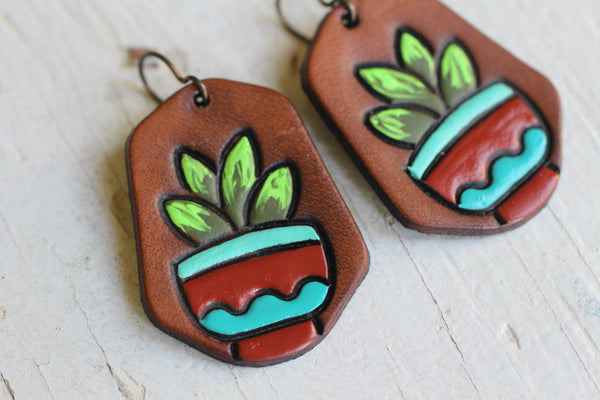 JONI - Succulent Earrings