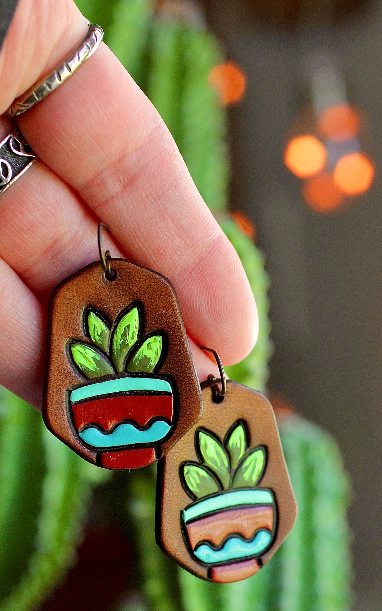 JONI - Succulent Earrings
