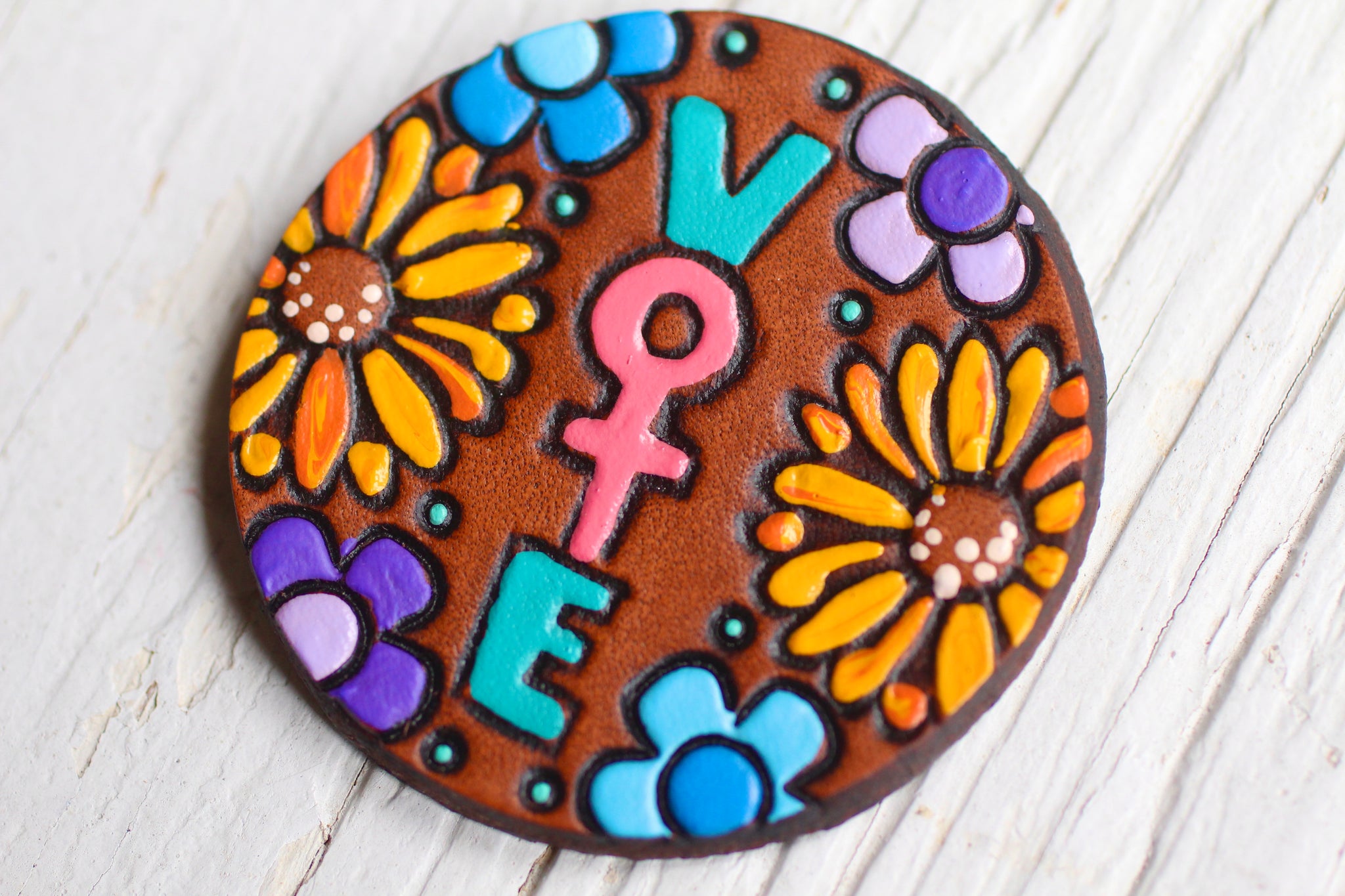 Preorder Female Symbol Vote Pin