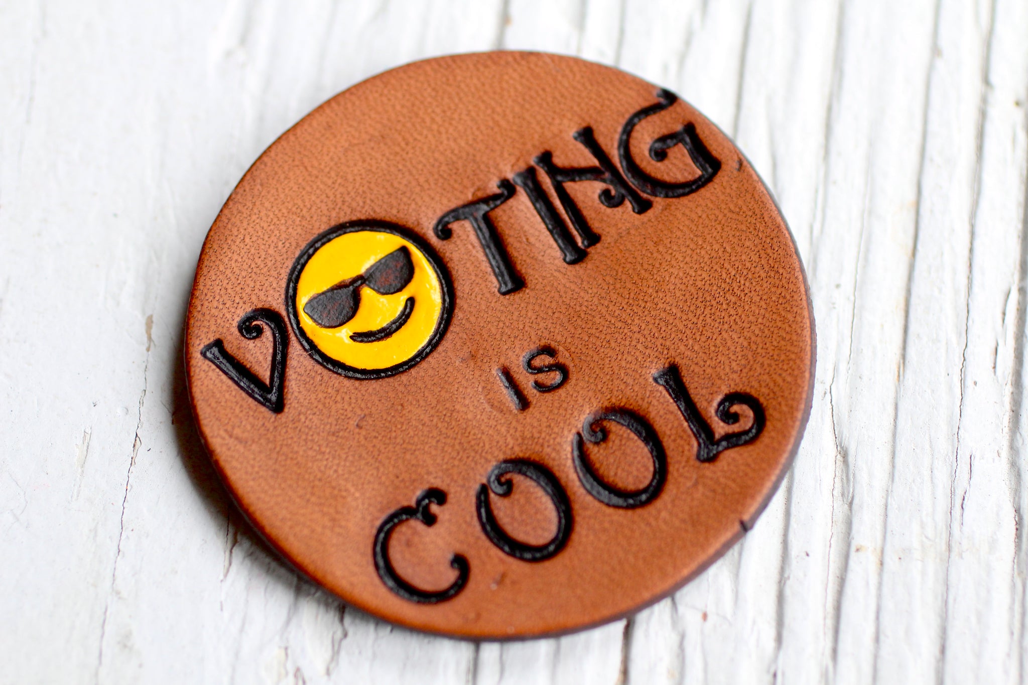 Ready to Ship Voting is Cool Vote Pin