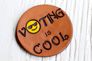 Ready to Ship Voting is Cool Vote Pin