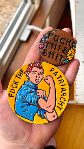 PREORDER FUCK THIS SHIT Pin - Large