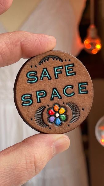 PREORDER SAFE SPACE Pin