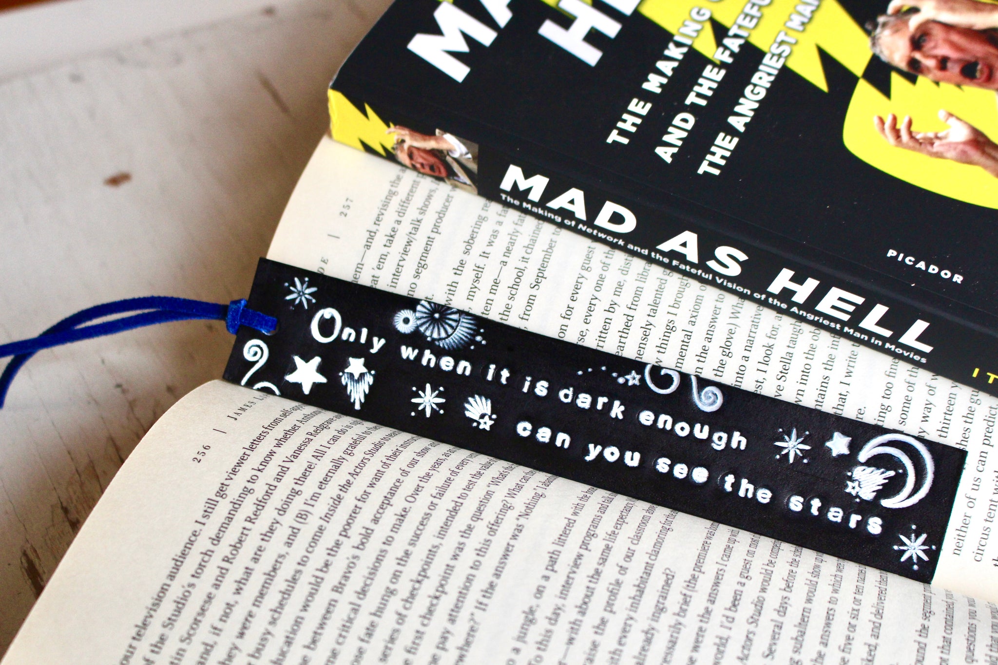 Only when it is dark enough can you see the stars - Bookmark