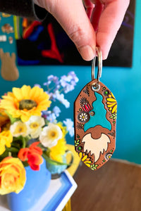 Otha the Gnome - Double Tipped Keychain  - MADE TO ORDER