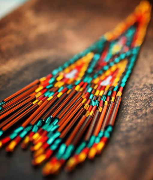 The Loretto Sisters beaded earrings