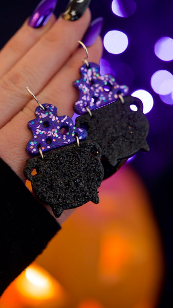 PREORDER Bubbling Cauldron Earrings