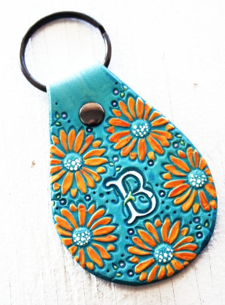 Sunflowers Custom Keychain