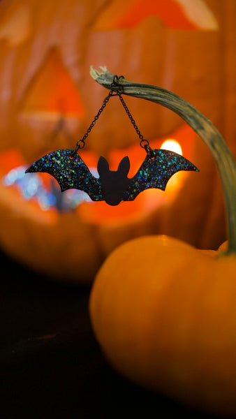 PREORDER Stardust Bat Wing Earrings