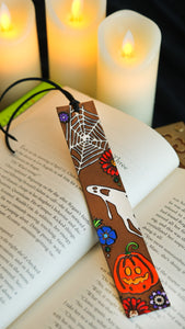 Preorder - It's a Ghoul Day to Read - Leather Bookmark
