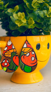 Toadstool Earrings