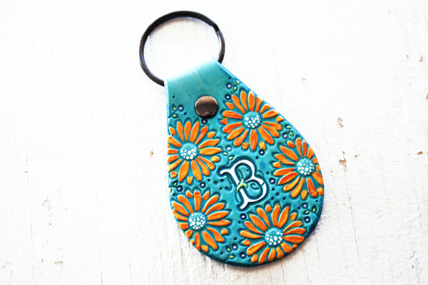 Sunflowers Custom Keychain